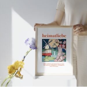 „Heimatliebe“ – A3 Poster von Carolin Bartsch