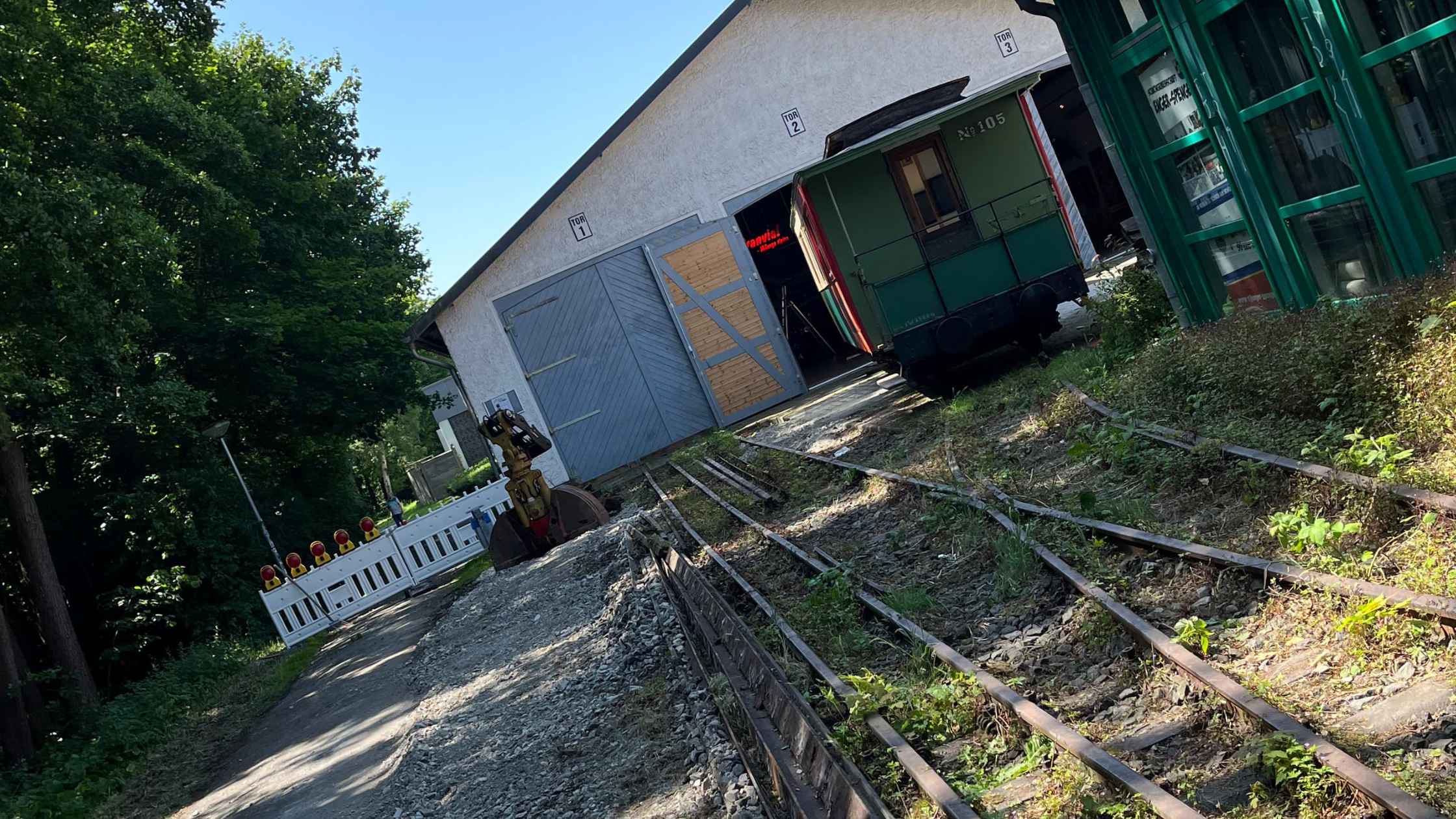 Neue Gleise für das Kleinbahnmuseum