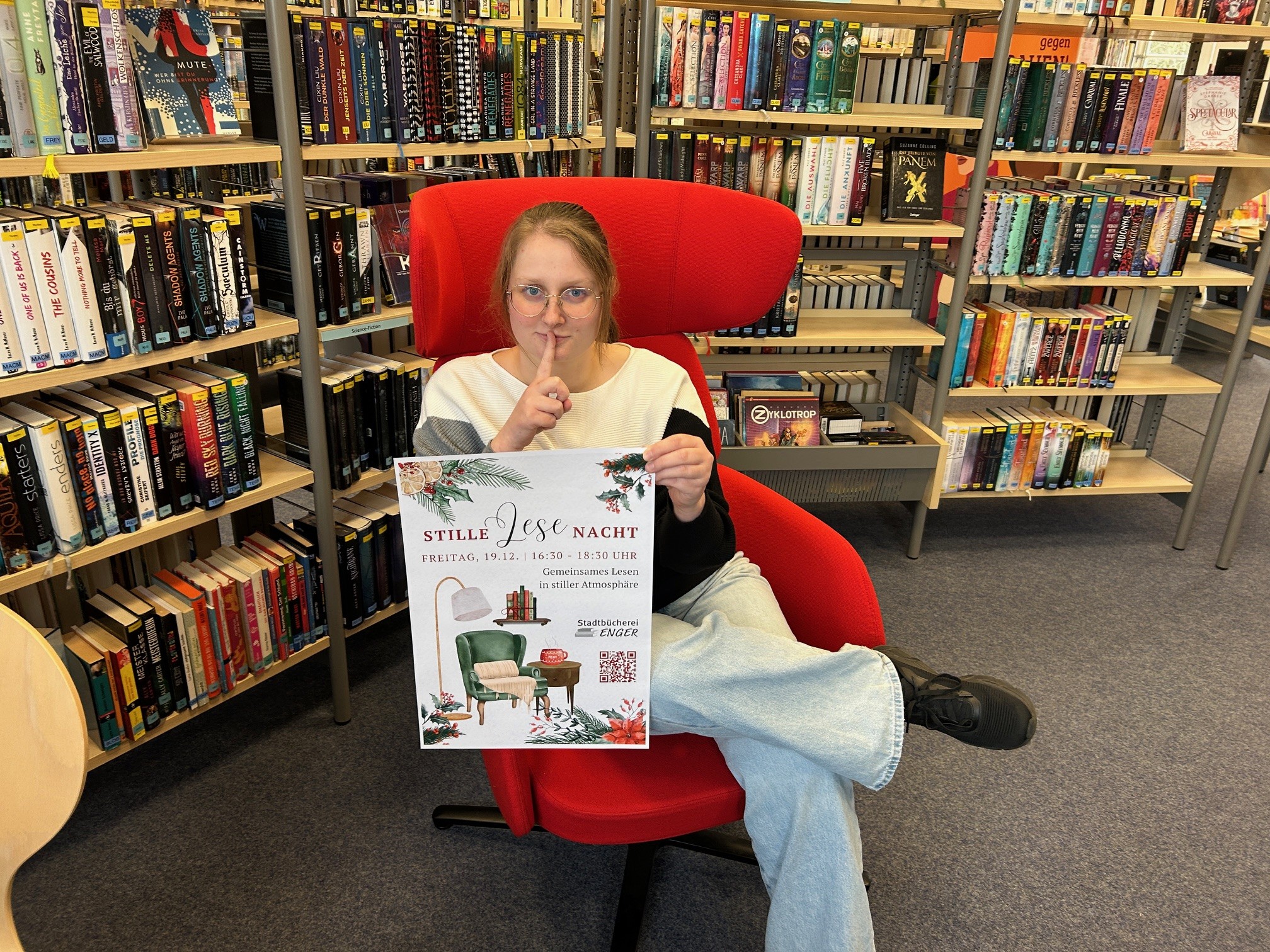 Gegenpol zum Weihnachtsstress: Einladung zur Stillen Lesenacht
