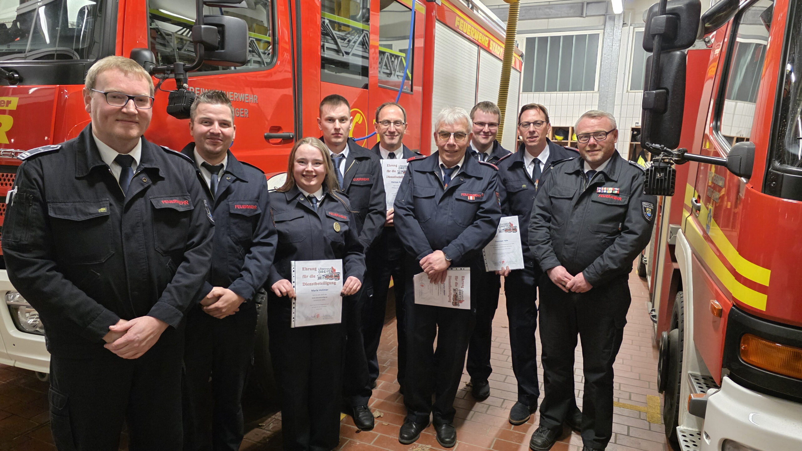 1000 Stunden für den Löschzug Dreyen – wenn Ehrenamt keine Uhr kennt