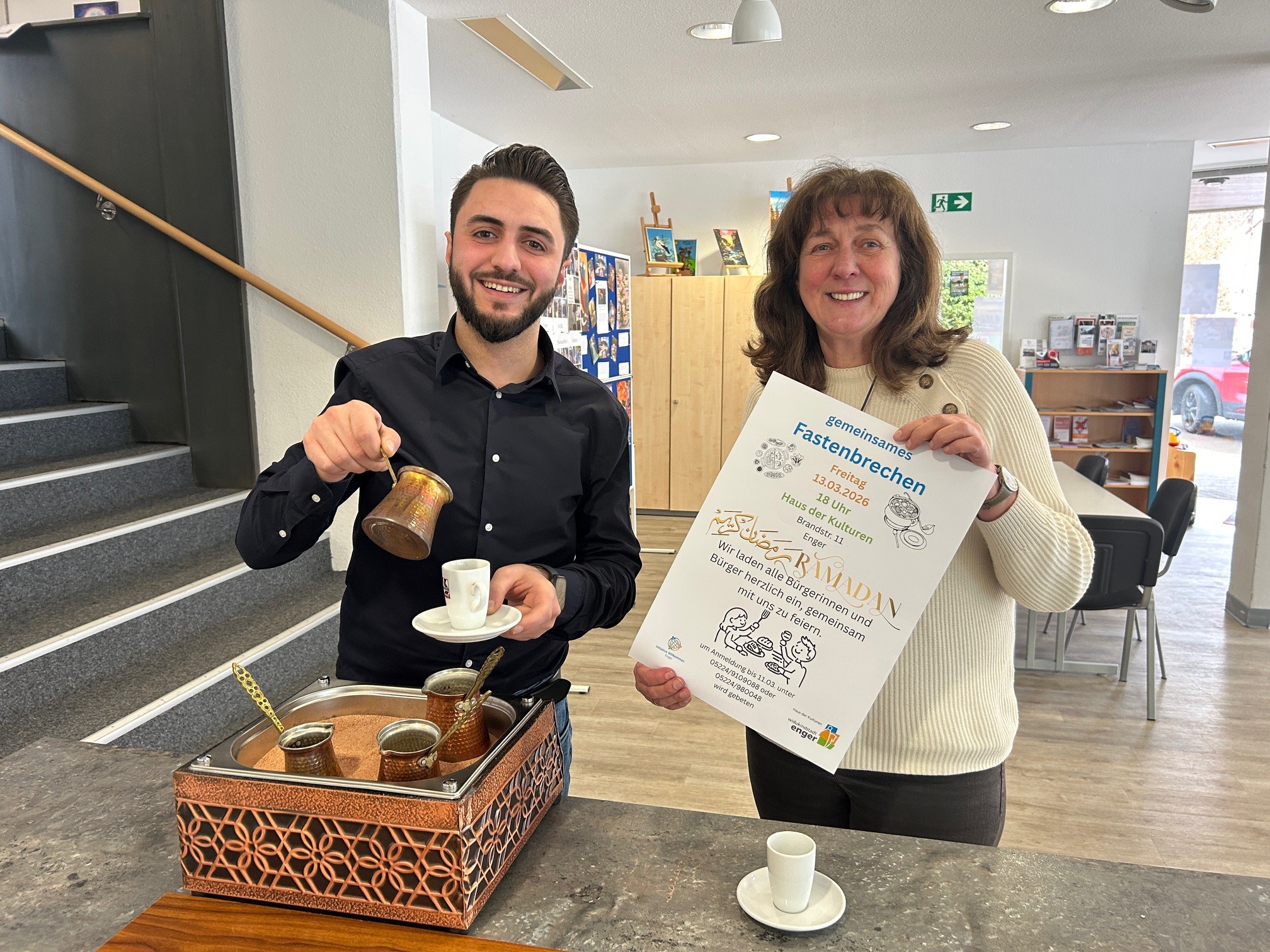 Gemeinsames Fastenbrechen im HdK